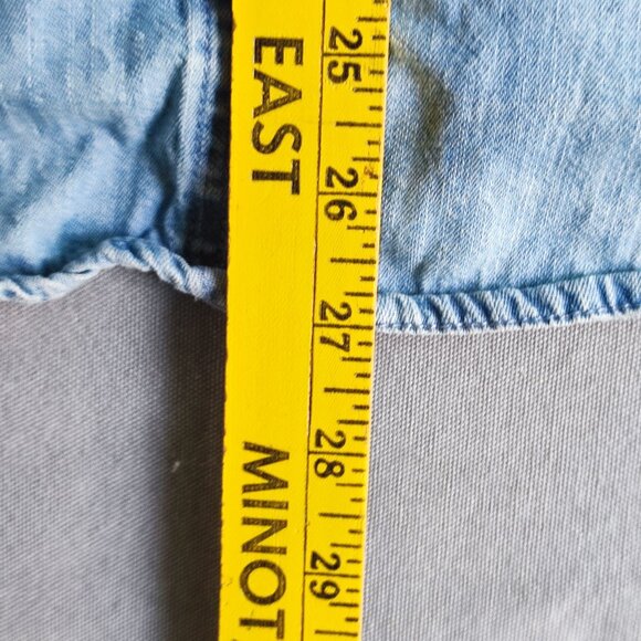 g:21 jean shirt women's size L hard wash denim blue - Picture 8 of 8